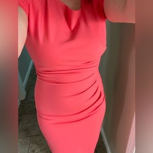 Brooks Brothers coral dress size 4 stretch